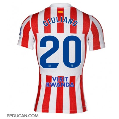 Muški Nogometni Dres Atletico Madrid Giuliano Simeone #20 Domaci 2025-26 Kratak Rukav Muški Nogometni Dres Atletico Madrid Giuliano Simeone #20 Domaci 2025-26 Kratak Rukav